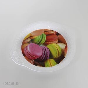 Cheap and good quality disposable round food plastic plate
