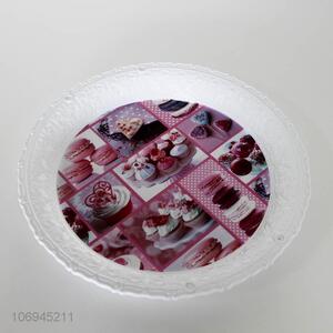 Cheap Price Plastic Plates Round Fruit Plate