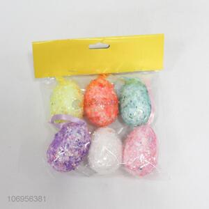 Popular products Easter decoration supplies 6pcs foam eggs