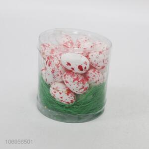 Wholesale price Easter decoration set foam eggs and grass