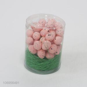 Low price Easter ornaments foam Easter eggs and grass