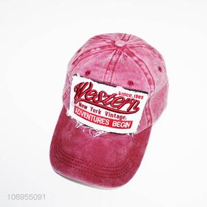 New design fashion faded embroidery cotton baseball hat