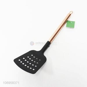 Excellent quality nylon slotted shovel with gold plated stainless steel handle