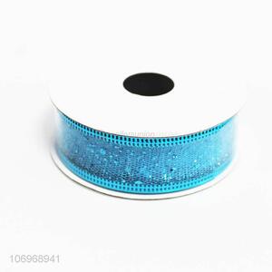 Suitable price glitter Christmas gift ribbon for DIY crafts