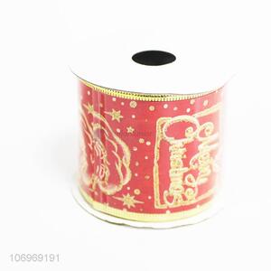 Exquisite design decorative Christmas gift ribbon for DIY crafts