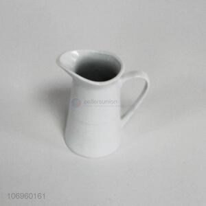Wholesale ceramic drinkware white spirit pot hip flasks