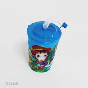 New Style Plastic Straw Cup Fashion Juice Cup