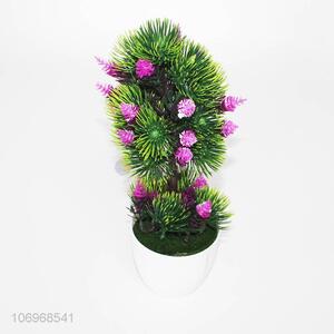 Promotional cheap home decoration artificial bonsai plastic plant