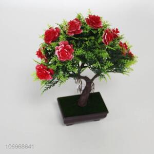 Factory price home decoration artificial bonsai plastic plant