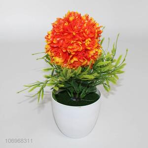 Low price home decoration artificial flower bonsai