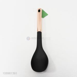 Factory Price kitchen Tools Wooden Handle Nylon Rice Spoon