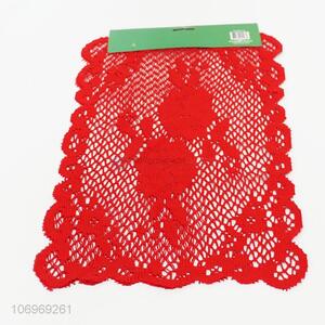 Good Price 2 Pieces Red Placemat Fashion Table Mat