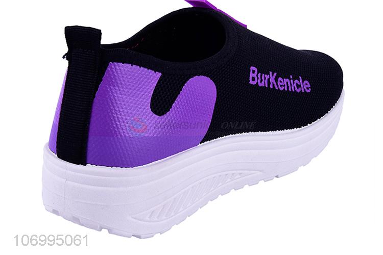 High quality women summer breathable slip-on shoes with custom logo