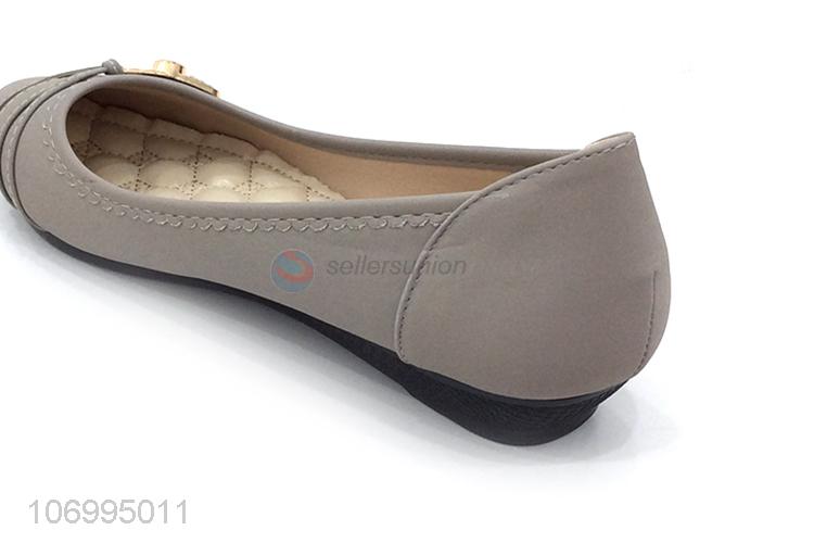 Factory price ladies fashion flat shoes casual shoes commuting shoes