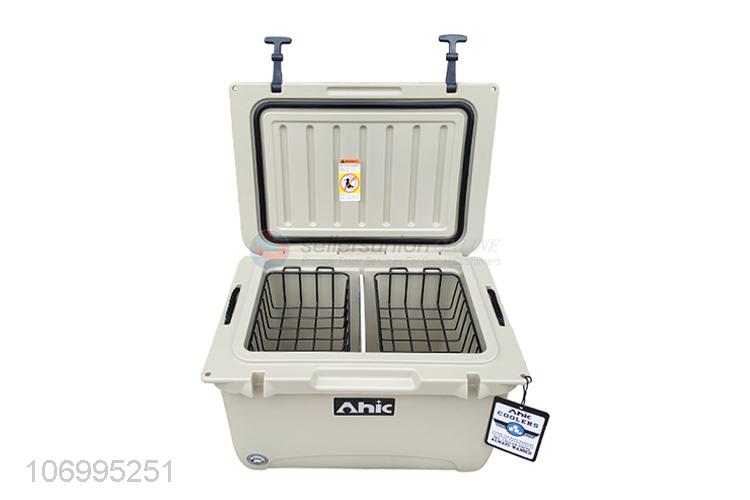 Latest arrival 35L food grade enviromental material insulated box cooler box