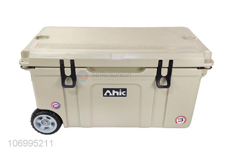 Hot selling 75L food grade enviromental material insulated box cooler box