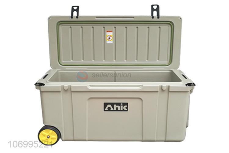 Premium quality 120L food grade enviromental material insulated box cooler box