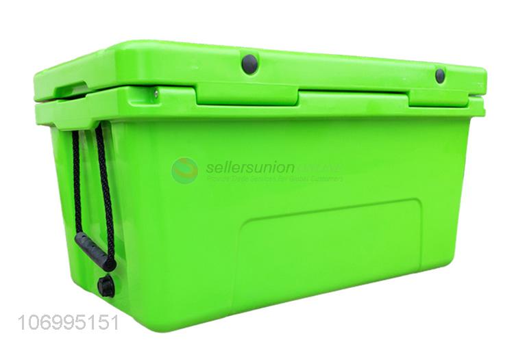 China manufacturer 85L food grade enviromental material insulated box cooler box