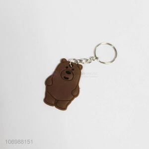 Popular Silicone Cartoon Bear Key Chain