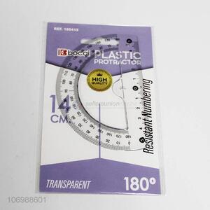 Best Quality Plastic 180° Transparent Protractor