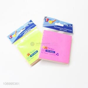 Good Quality 100 Sheets Fluorescent Sticky Note