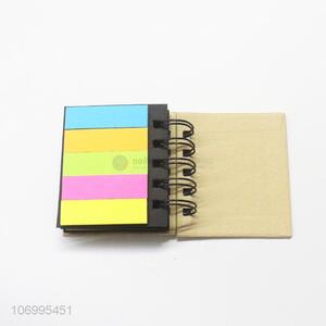 Fashion Fluorescent Paper Removable Sticky Note Spiral Book