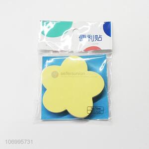 New Style Flower Shape Colorful Sticky Note Self-Adhesive Post-It Note