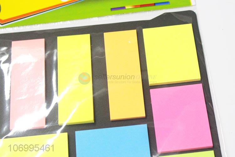Popular Colorful Fluorescent Paper Sticky Note Pad
