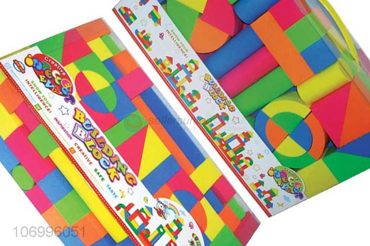 Hot products 131pcs children intelligent toys colorful wooden building blocks