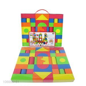 Good quality 46pcs colorful EVA building blocks toddler educational toys