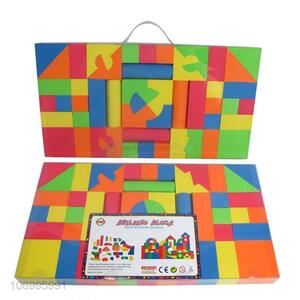 Premium products 60pcs children intelligent toys colorful wooden building blocks
