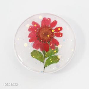 Promotional Flowers Pattern Round Cell Phone Holder
