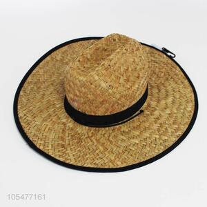 High Sales Men Woven Paper Straw Surf Panama Summer Hats