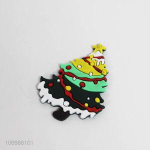 Cheap Cartoon Christmas Tree Silicone Fridge Magnet For Refrigerator Decoration