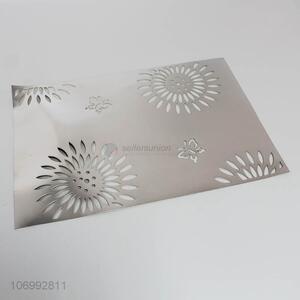 Delicate Design Silver Placemat PVC Table Mat