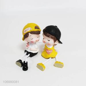 Custom Lovely Couples Resin Craft Decoration