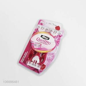 Premium quality 3 blades shaving <em>razor</em> set for women