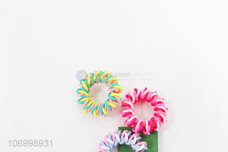 Wholesale Colorful Hair Ring Plastic Hair Rope