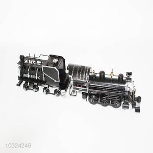 Cheap Handmade Steam Locomotive Train Model Creative Vintage Metal Craft Ornaments