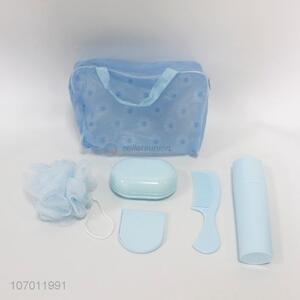 Custom Plastic Comb/Soap Box/Bath Ball/Mirror/Toothbrush Case Set