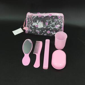 Wholesale Comb/Soap Box/Toothbrush Box/Mirror/Plastic Cup Set  For Kids