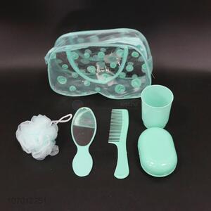 High Quality Comb/Soap Box/Bath Ball/Mirror/Plastic Cup Set