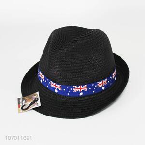 Good sale fashion men billycock hat paper straw hat