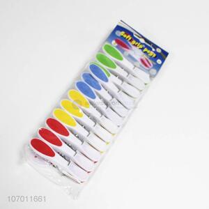 Best Quality 12 Pieces Plastic Clothes Pegs Set