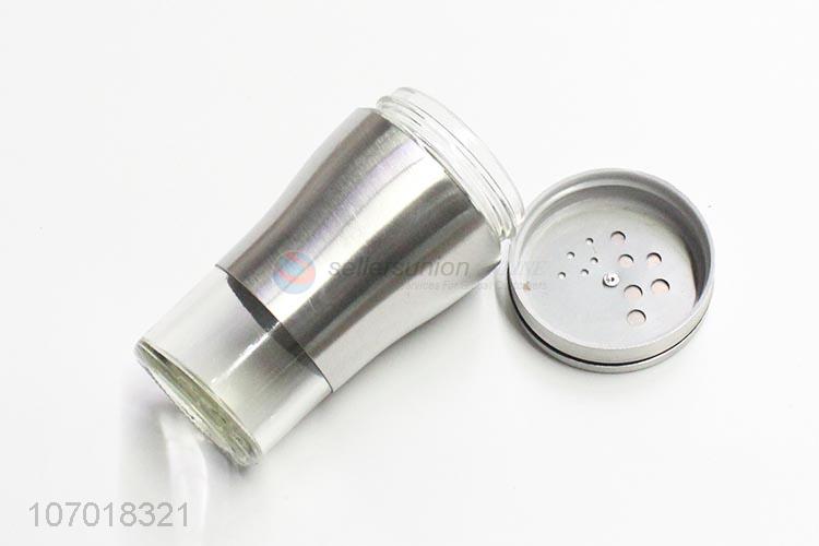 Good Sale Glass Condiment Bottle With Iron Lid