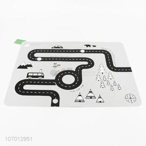 Good sale custom printing rectangle silicone placemat