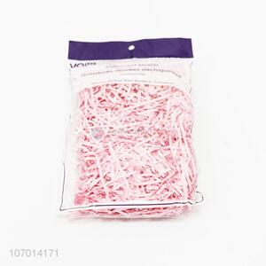 Low price Easter day basket decoration pink grass