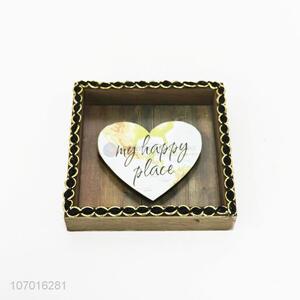 New products home decoration square wooden photo frame