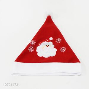 Hot selling festival supplies embroidery Christmas hats
