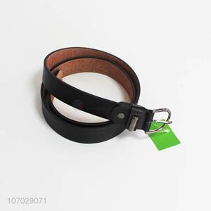 New design trendy <em>men</em> pu <em>leather</em> black <em>belt</em> with pin buckle